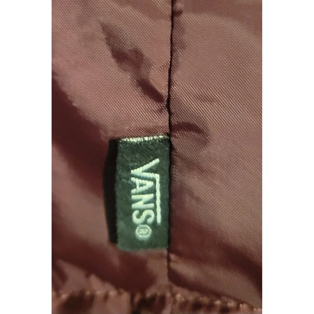 VANS OFF THE WALL SKATE SKATER WINDBREAKER JACKET Sz Mens Large Purple